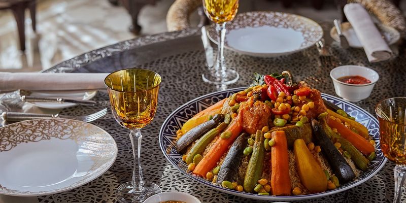 Recette du Couscous traditionnelle aux 7 légumes